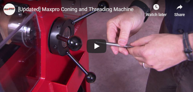 Coning and Threading Machine