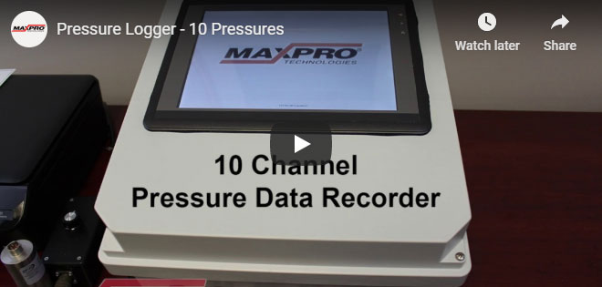 High Pressure Data Pressure Logger for 10 Pressures