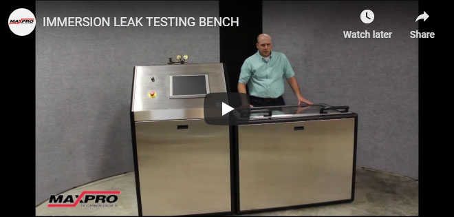 Immersion Leak Testing Bench