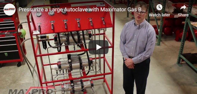 Pressurize a Large Autoclave with Gas Boosters